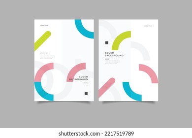 annual report business template cover design