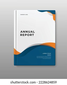 annual report business template cover design