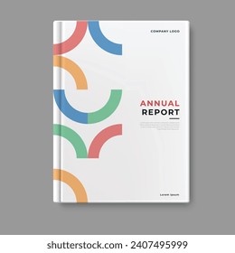 annual report business template cover design