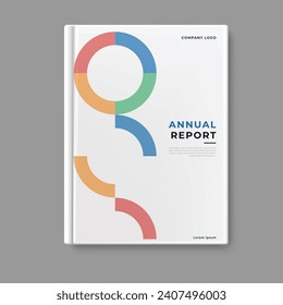 annual report business template cover design