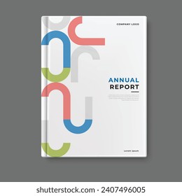 annual report business template cover design
