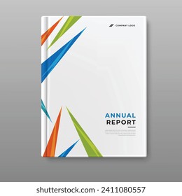 annual report business template cover design