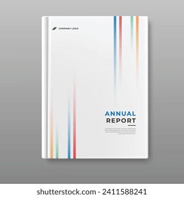 annual report business template cover design vector eps 10