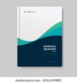 annual report business template cover design vector eps 10