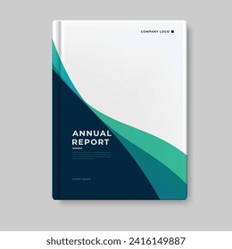 annual report business template cover design vector eps 10