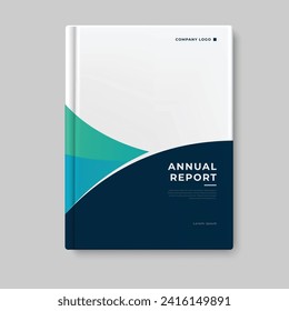 annual report business template cover design vector eps 10