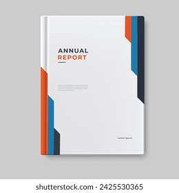 annual report business template cover design vector eps 10