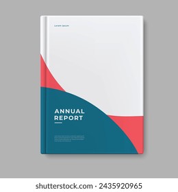 annual report business template cover design vector eps 10