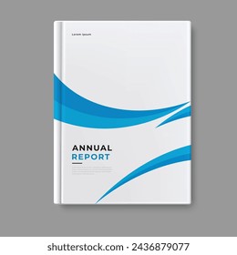 annual report business template cover design vector eps 10