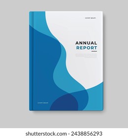 annual report business template cover design vector eps 10