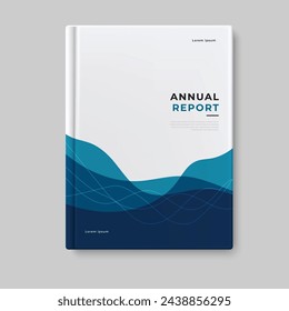 annual report business template cover design vector eps 10