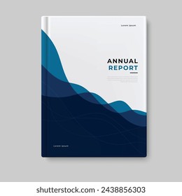 annual report business template cover design vector eps 10