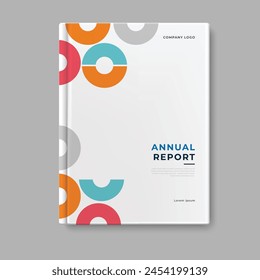 annual report business template cover design