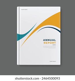 annual report business template cover design