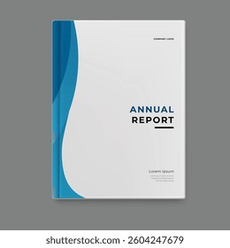 annual report business template cover design vector eps 10
