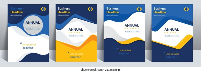 Annual Report Catalog Cover Design Template is adept to the Multipurpose Project such as a brochure, proposal, flyer, poster, presentation, catalog, cover, booklet, website, magazine, portfolio, etc