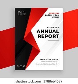 annual report company business brochure template design