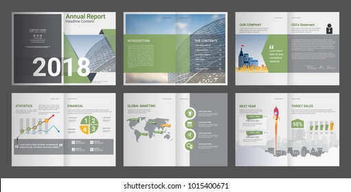 Annual Report For Company Profile & Advertising Agency Brochure, Suitable For Professional Introduction Of The Business And Aims To Inform The Audience About Its Products And Services.