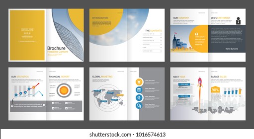 Annual Report For Company Profile & Advertising Agency Brochure, Suitable For Professional Introduction Of The Business And Aims To Inform The Audience About Its Products And Services.