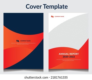 Annual report and corporate flayer template design.