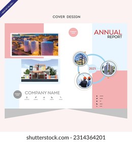 Annual Report cover, background, cover design