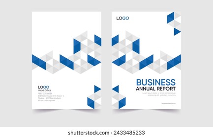 annual report cover background. editorial cover layout. brochure cover layout. print