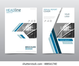 Annual report cover, brochure design. Flyer template. Leaflet layout. Presentation template, corporate identity. Abstract technology design, eps 10