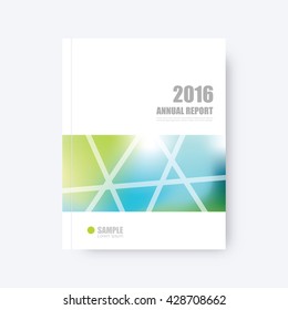 Annual report cover, brochure template