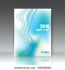 Annual report cover, brochure template, book template.