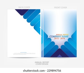 Annual report cover design