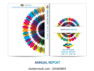 Annual report cover design