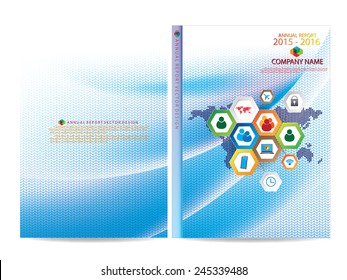 Annual report cover design