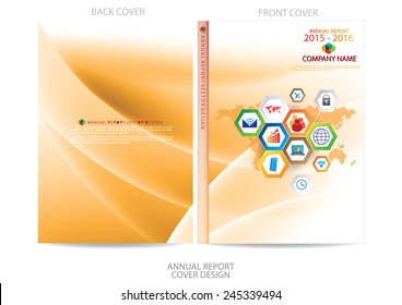Annual report cover design