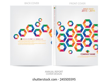 Annual report cover design