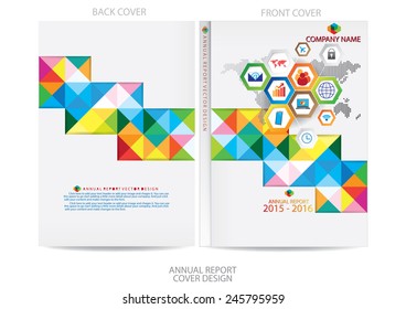Annual report cover design