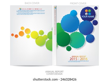 Annual report cover design