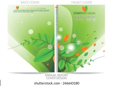 Annual report cover design