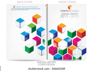 Annual report cover design