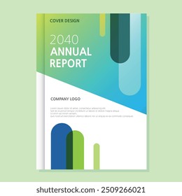 annual report and cover design