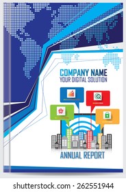 Annual report cover design