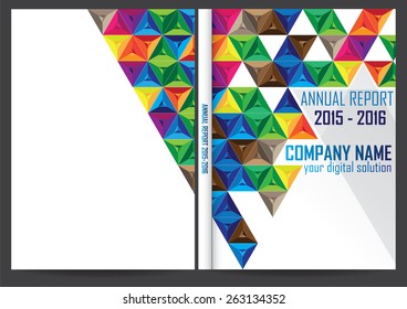 Annual report cover design
