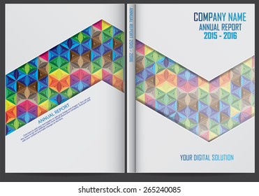 Annual report cover design