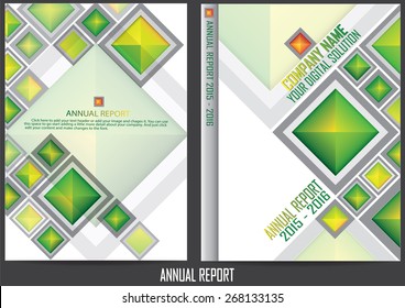 Annual report cover design