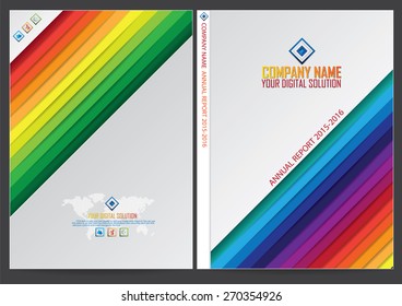 Annual report cover design