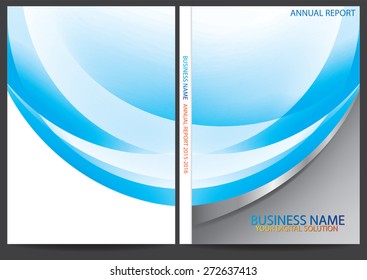 Annual report cover design