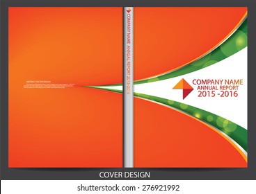 Annual report cover design