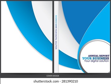 Annual report cover design