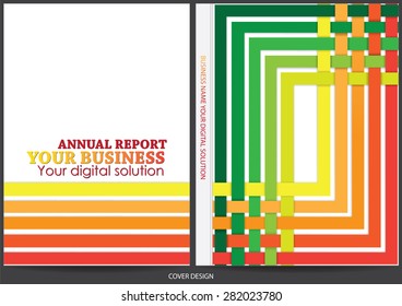 Annual report cover design