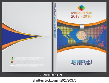 Annual report cover design