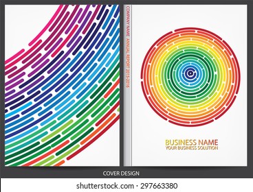 Annual report cover design